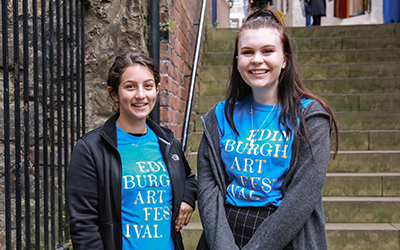 Volunteer at Edinburgh Art Festival 2018