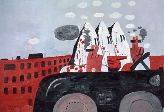 Philip Guston, Riding Around, 1969. Courtesy of the Estate of Philip Guston. 