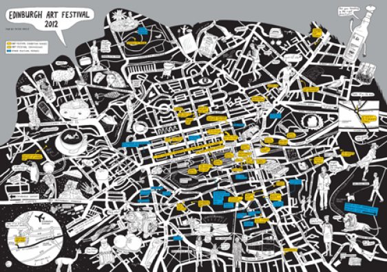 Edinburgh Art Festival Map