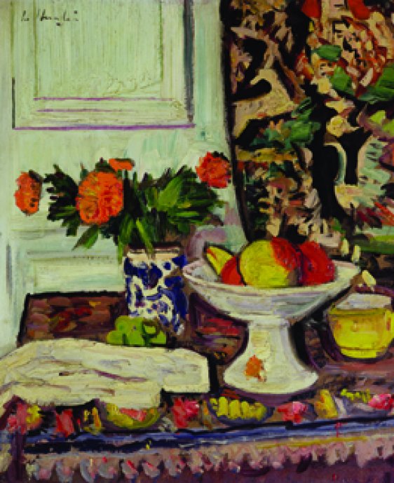 Leslie Hunter, Peonies in a Chinese Vase, 1928, Fleming Wyfold Art Foundation.