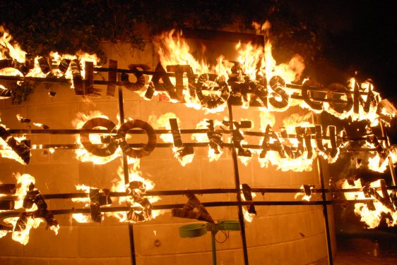 Robert Montgomery Fire Poem detail