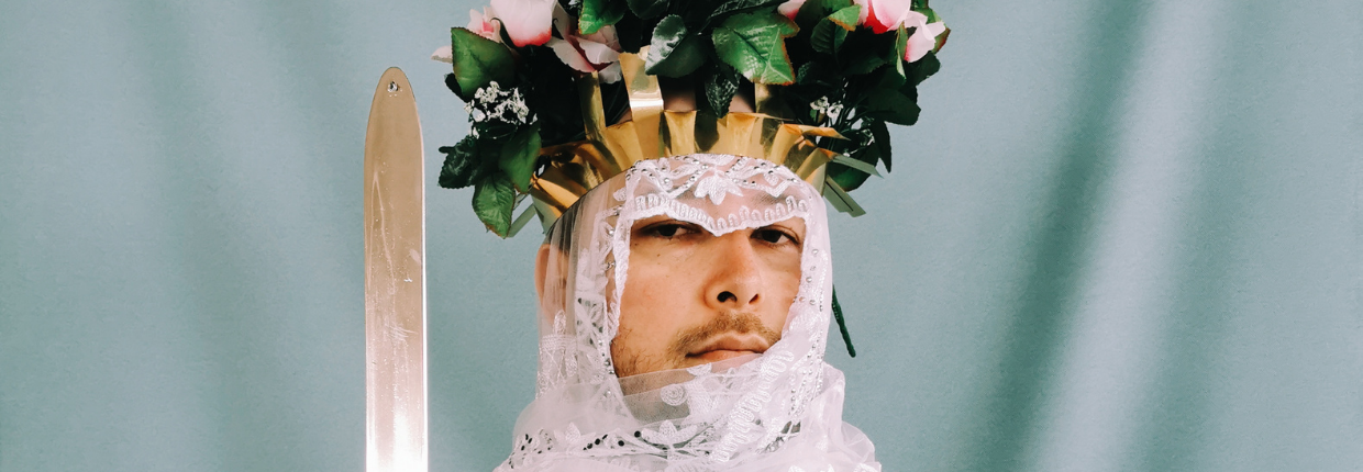 Portrait of El Historiante Blanco, 2020. Courtesy of the artist. Photo: Jose Campos.